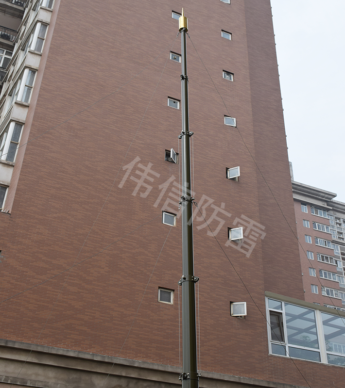 手動移動升降避雷針桿產(chǎn)品圖4