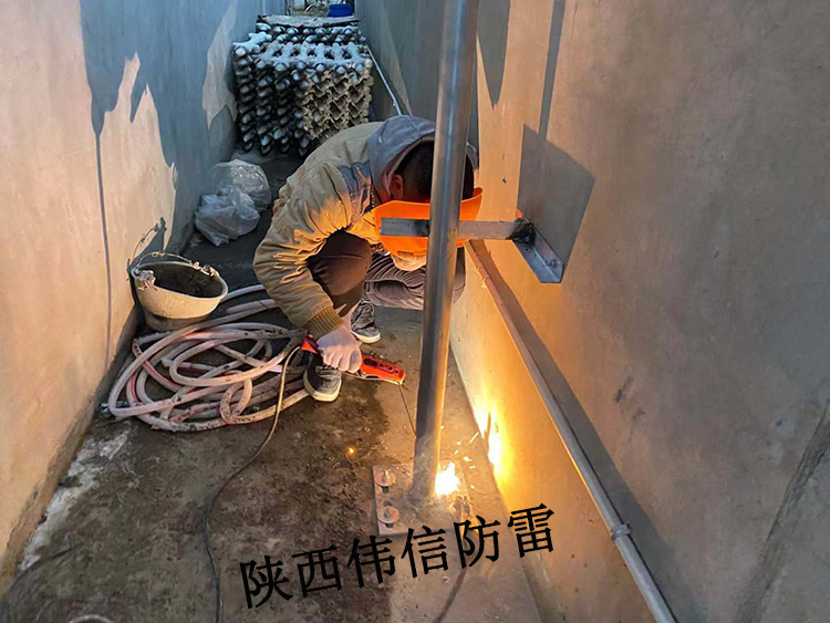 陜西嘉禾藥業(yè)防雷接地項(xiàng)目現(xiàn)場4