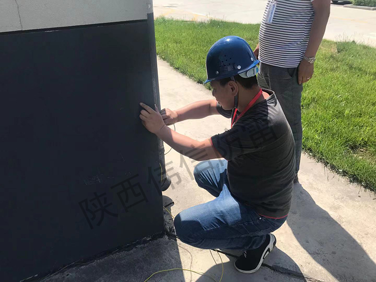 陜煤新能源材料基地防雷檢測現場圖2