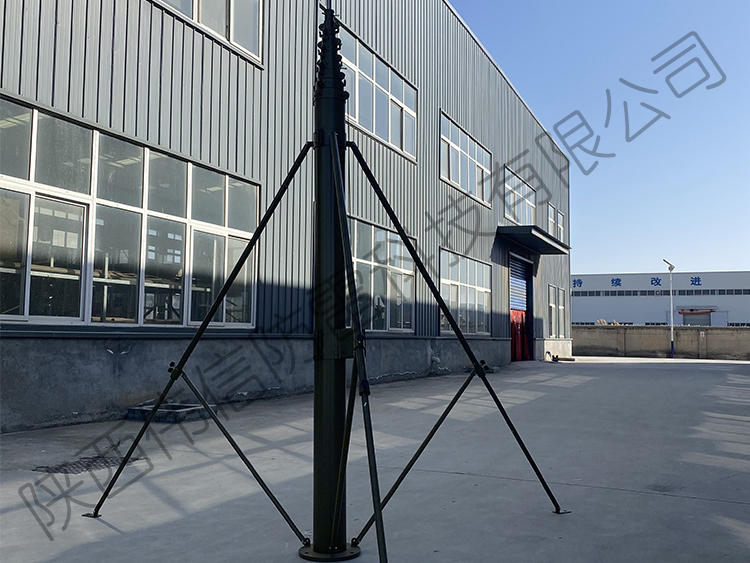 18米移動(dòng)升降照明通訊桅桿，可升降桅桿，電動(dòng)升降桅桿車載